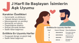 J Harfi ile Başlayan İsimlerin Aşk Uyumu ve Evlilikte En Uyumlu Harfler
